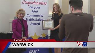 WPRI's Kayla Fish receives AAA Community Traffic Safety Award