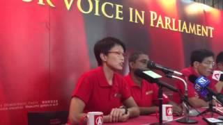 The Singapore Democratic Party's Chong Wai Fung