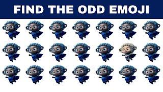 Find The Odd Emoji | Find The Difference | Odd Emoji | Old quiz book