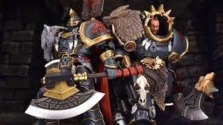 Joytoy Warhammer Horus Heresy Space Wolves Legion Praetor and Hrval Red Blade