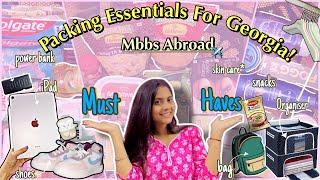 packing essentials for Georgia,Russia,Uk,USA|MBBS Abroad Must Haves.️