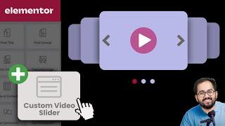 Elementor - Custom Video Sliders (FREE)