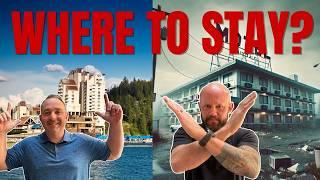 Where to stay when you are visiting Coeur d'Alene Idaho - and where not to stay!