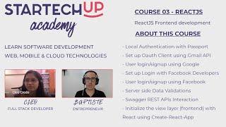 ReactJS [01] - Frontend Development - Startechup Academy