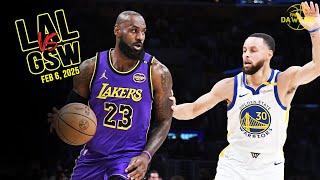 Los Angeles Lakers Full Team Highlights vs Warriors | Feb 6, 2025 | FreeDawkins