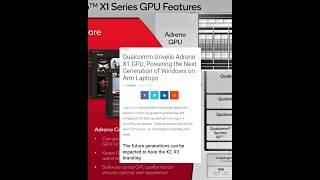 Qualcomm Unveils Adreno X1: First-Generation Custom GPU for Windows on Arm