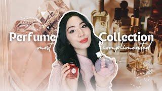 my perfume collection | most complimented scents & long lasting + fragrance basics 101 and tips