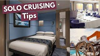 Do you cruise solo? Here are some tips to make it fun and easy! Cruising Solo Tips