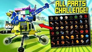 The INSANITY of Vehicles That Use EVERY PART ONLY ONCE! - Scrap Mechanic Gameplay