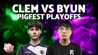 CLEM Rolls Protoss vs BYUN: Top 8 Playoffs! | $10,000 PiGFest 5.0 (Bo7 PvT) - StarCraft 2