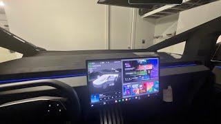 FINALLY!  Tesla Cybertruck - Tactical Grey Interior!