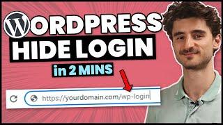 Hide WordPress Login & Admin Page (with WPS hide login plugin)