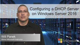 Configuring a DHCP Server on Windows Server 2016