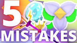 Top 5 WORST mistakes you can make | Roblox Bee Swarm Simulator