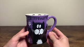 Our Name Is Mud 'Catffeinated' Cat Mug   Great Quality!