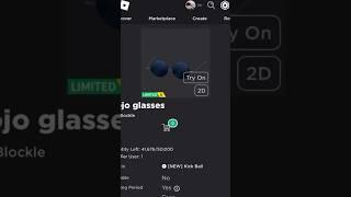 ( Limited UGC Item ) How to get gojo glasses ROBLOX ( 2024 ) DeanOfficial YT