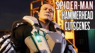 SPIDER-MAN (PS4) All Hammerhead Cutscenes (Turf Wars DLC) @ 1080p ᴴᴰ 