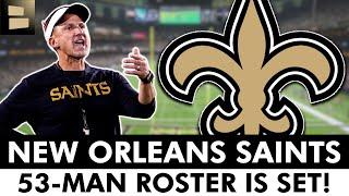 JUST IN: Saints Roster SET - Initial 53 Man Roster Cuts For 2024 NFL Season Ft. Johnathan Abram