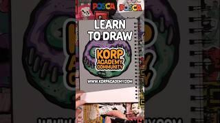 Learn to draw like this with the Korp Academy PLUS membership. Sign up today for instart access.