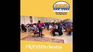 Audie Szymanski leads the KEYS Orchestra. #musiclessons