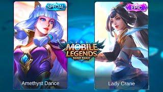 Guinevere | Lady Crane Epic Skin VS Amethyst Dance Special Skin | Mobile Legends: Bang Bang