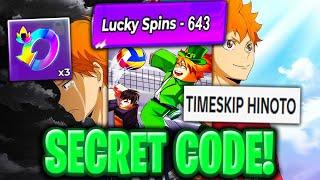 Volleyball (Haikyuu) Legends LUCKY SPINS CODES *SECRET*! Roblox