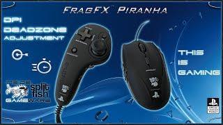 DPI & DEADZONE ADJUSTMENT [DEUTSCH] - SUPPORT VIDEO FRAGFX PIRANHA PS4 - SPLITFISH GAMEWARE