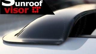 Sunroof Visor Moonroof Deflector Installation Guide by LT Sport