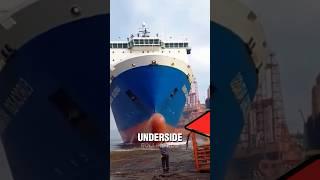 Why ship bottom is always painted red #shortsfeed #ships