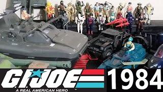 RETRO-WED: GI JOE 1984 ENTIRE TOY LINE OF FIGURES, VEHICLES AND PLAYSETS