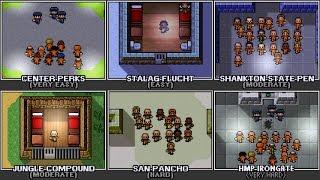 The Escapists - All Main Prisons (Escapes Only)