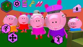 Piggy Neighbor. Family Escape Obby House 3D - Gameplay Trailer (Android,iOS)