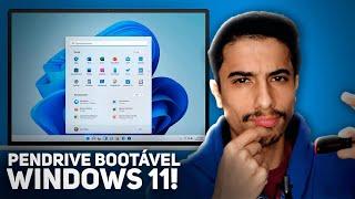 Como CRIAR UM PENDRIVE BOOTÁVEL com WINDOWS 11!