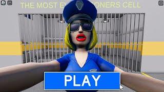 VALERY'S WOMAN POLICE! New Prison Escape Obby #Roblox