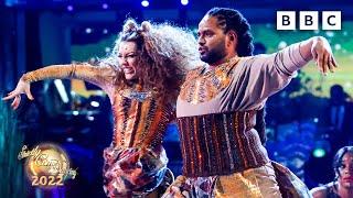 Hamza Yassin & Jowita Przystał Samba to They Live In You from The Lion King  BBC Strictly 2022