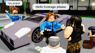 HOSTAGE SITUATION  (ROBLOX Brookhaven RP - FUNNY MOMENTS)