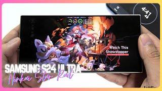 Samsung Galaxy S24 Ultra Honkai Star Rail Gaming test 2024 | Snapdragon 8 Gen 3, 120Hz Display