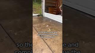 Transformed Our Broken Garage Door Into A Functional masterpiece!