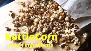 Kettle Corn~only 4 ingredients~movie night snack