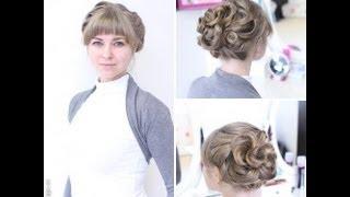 Прическа.Цветок из волос.