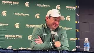 Jonathan Smith | Postgame at Michigan | Michigan 24, Michigan State 17