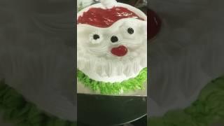 Santa cake Desing Christmas cake recipe ‍ #christmas #cake #cakedecoratingtutorials #chocolate