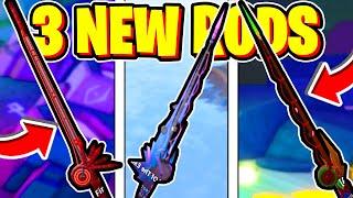 How To GET ALL 3 NEW TIDES OF GOLD RODS & SHOWCASE In Fisch! (AURIC, FIREWORK & EXALTED RODS) Roblox