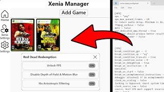 Xenia Manager - Xbox 360 Emulation Made Easy