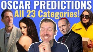 Very Final Oscar Predictions 2025!