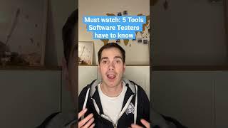 5 Tools Tester have to know ️  #softwaretesting #testautomation #testing