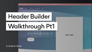 Sticky Header & Overflow Header in Zion Builder with ZionExtras Header Builder (Part 1)