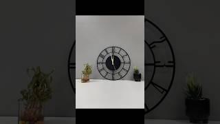 Auromin Modern Designer Number Wall Clock Reveal#Auromin#WallClock#MetalArt#HomeDecor#MetalClock