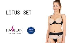 PASSION FREE YOUR SENSES Exclusive collection – lotus set lingerie lingerie