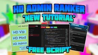 *NEW* How To Use HD Admin Ranker Script [FREE] (2023)